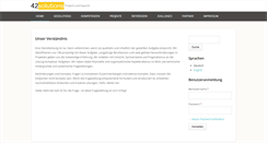 Desktop Screenshot of 42solutions.de